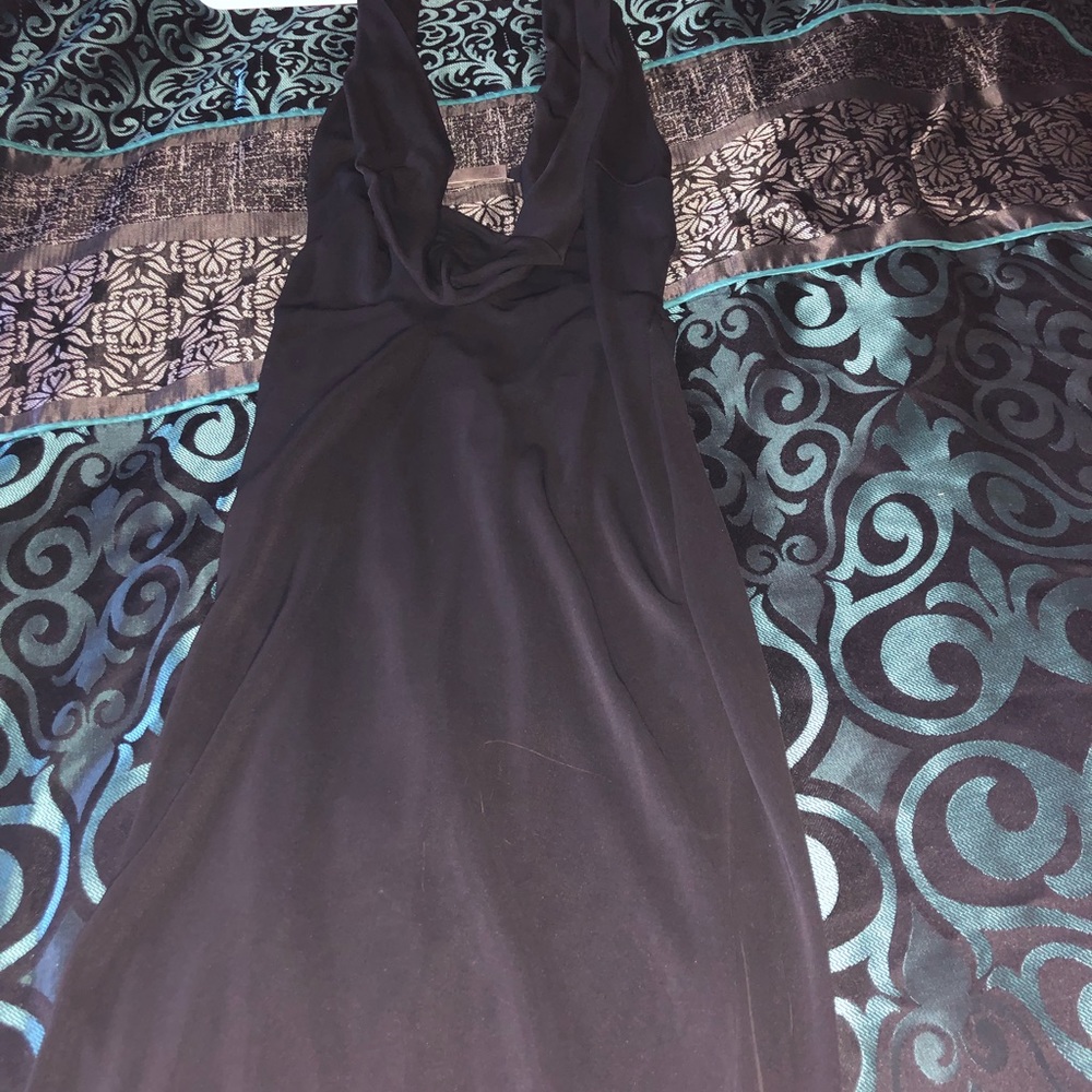 Lily X cleavage bearing dress